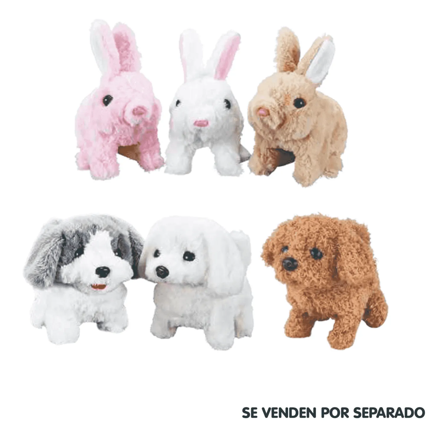 Animalito andador Surtido Peluche Mascota Infantil