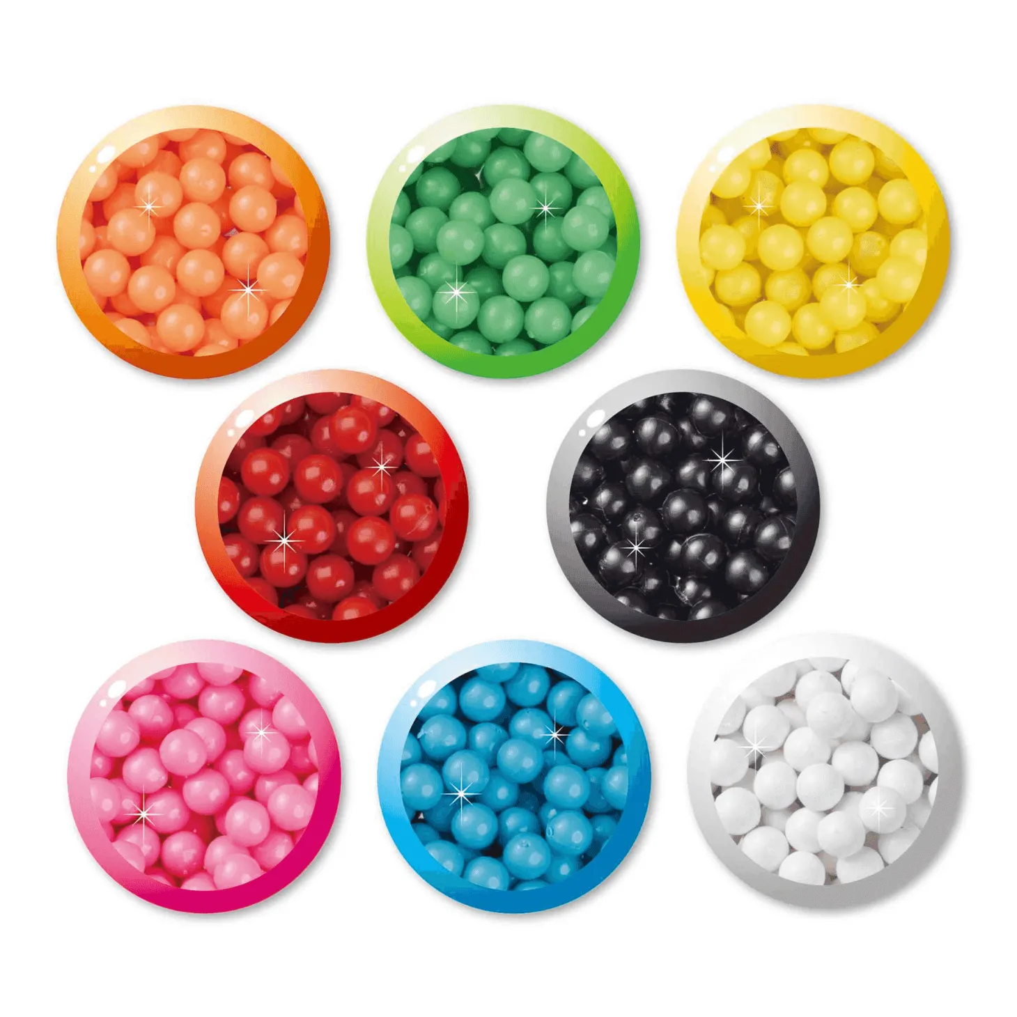 Aqubeads Pack Abalorios Sólidos