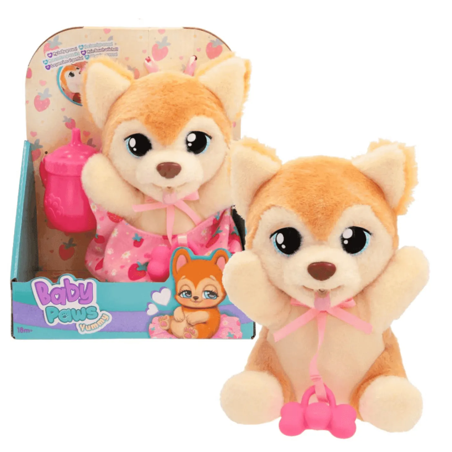 Baby Paws Yummy Peluche Shiba