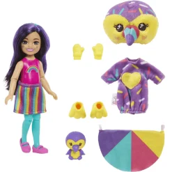 Barbie Chelsea Cutie Reveal Jungla Muñeca sorpresa surtida 3 años