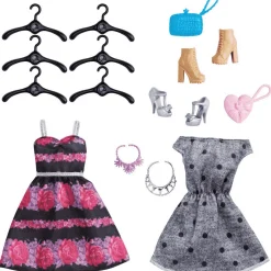 Barbie Fashionista Armario Portatil con Muñeca y Complementos