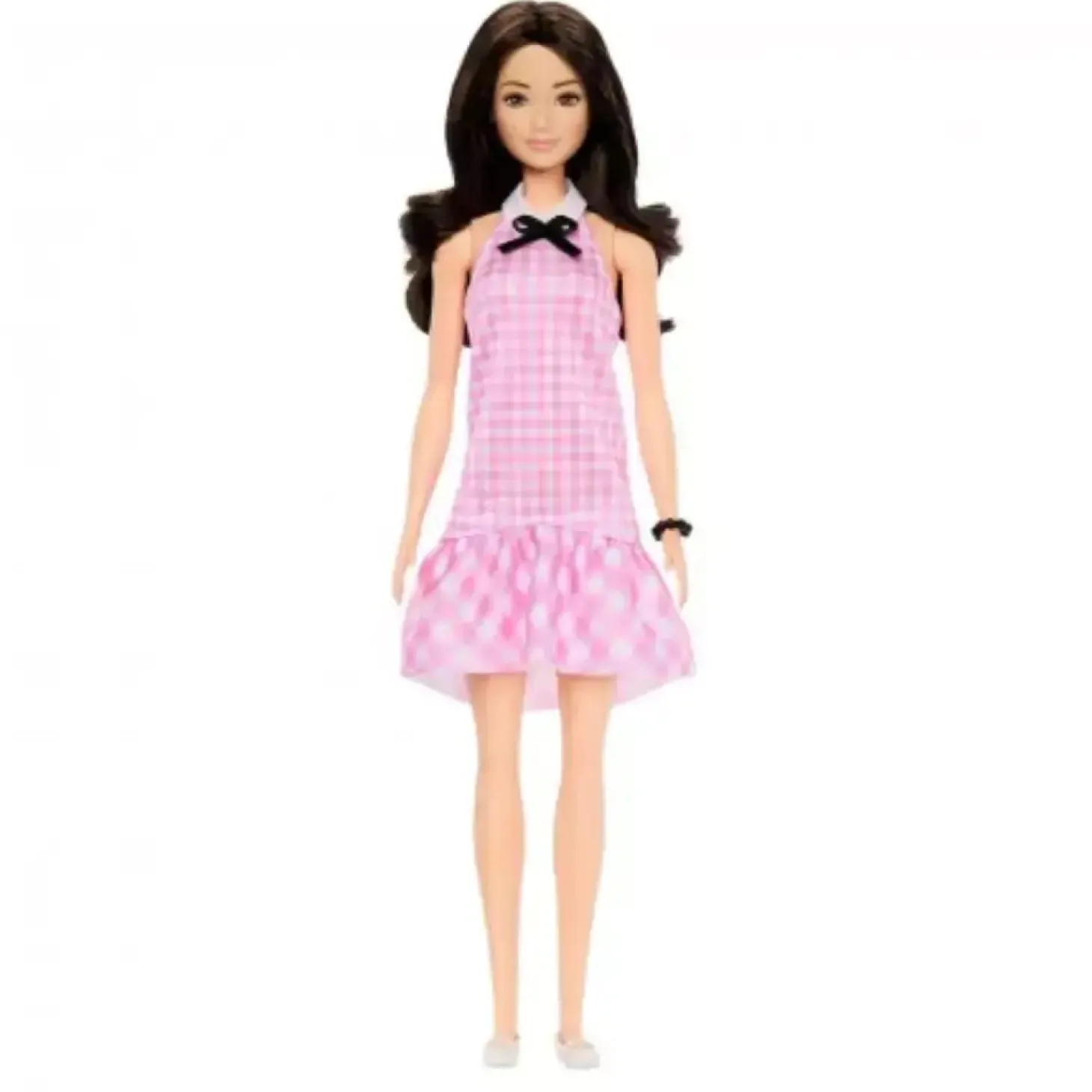 Barbie Fashionistas “Quick Curl” – Vichy rosa 65 Aniv.