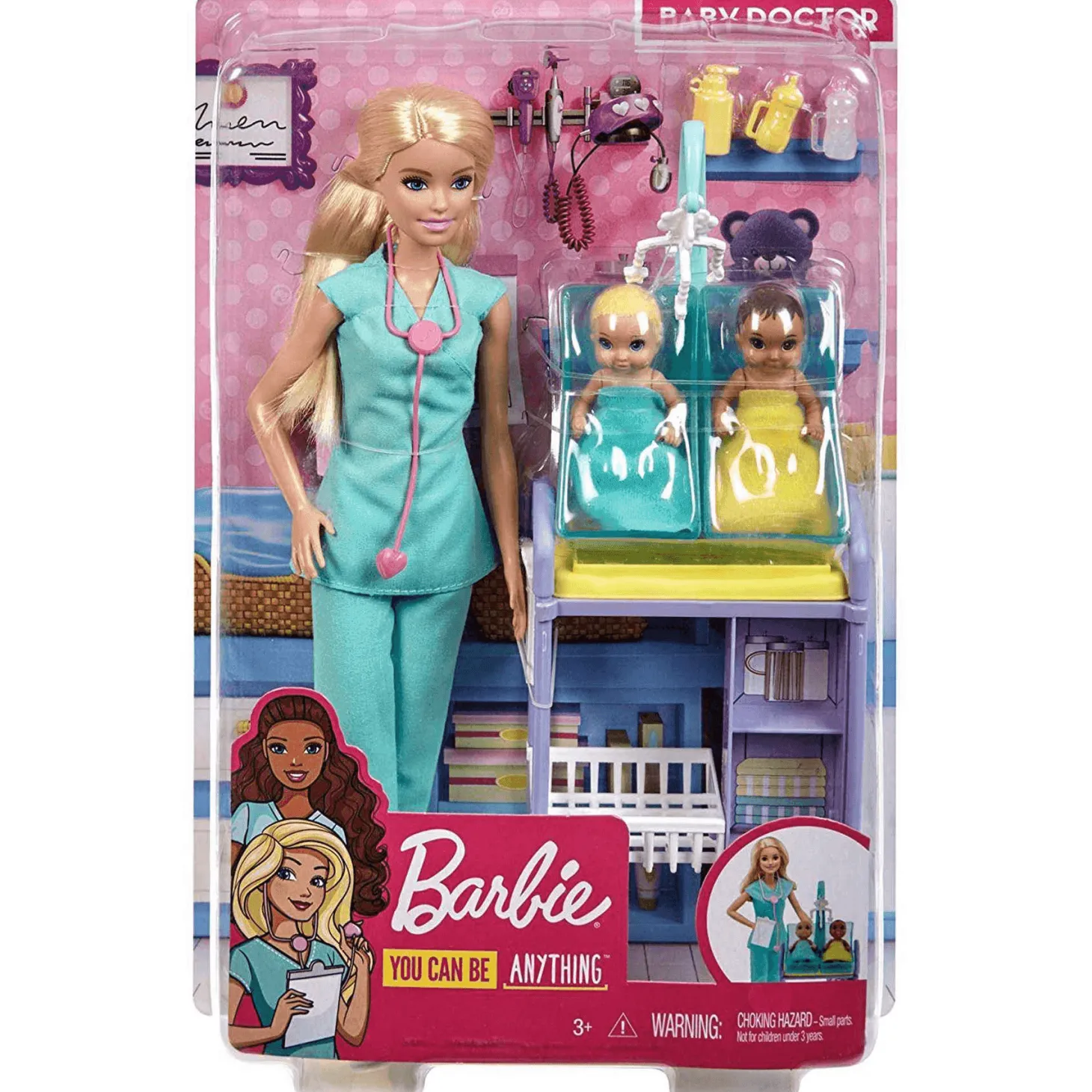 Barbie Muñeca Pediatra con accesorios 3 años