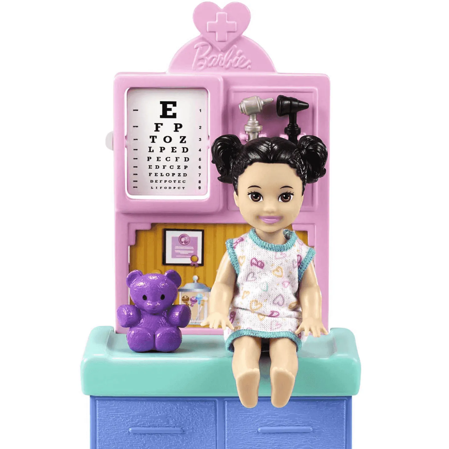 Barbie Muñeca Pediatra con bebé y accesorios 3 años
