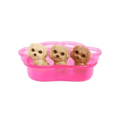 Barbie y sus cachorros Muñeca rubia y perritos de juguete 3 años