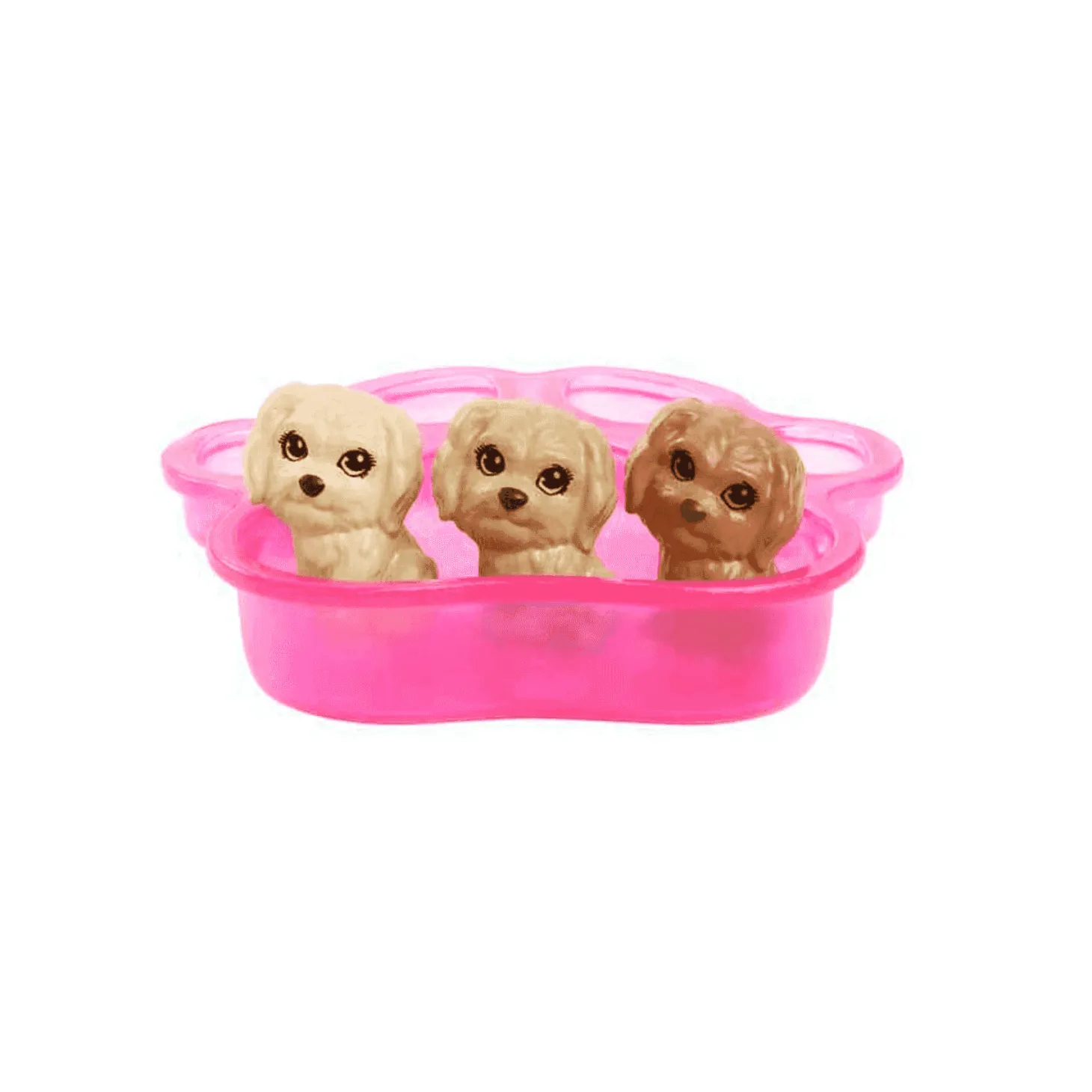 Barbie y sus cachorros Muñeca rubia y perritos de juguete 3 años