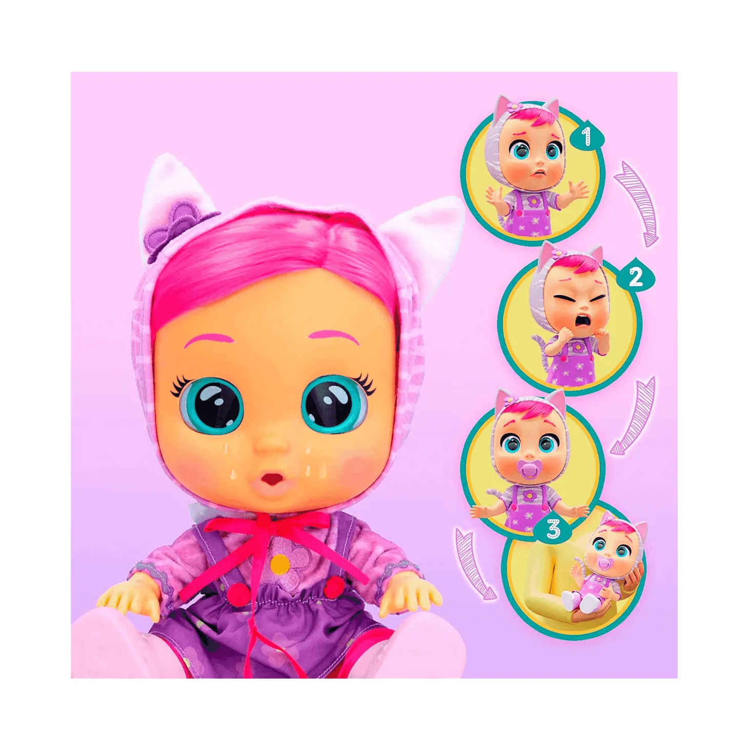 Bebés Llorones Dressy Muñeca Katie