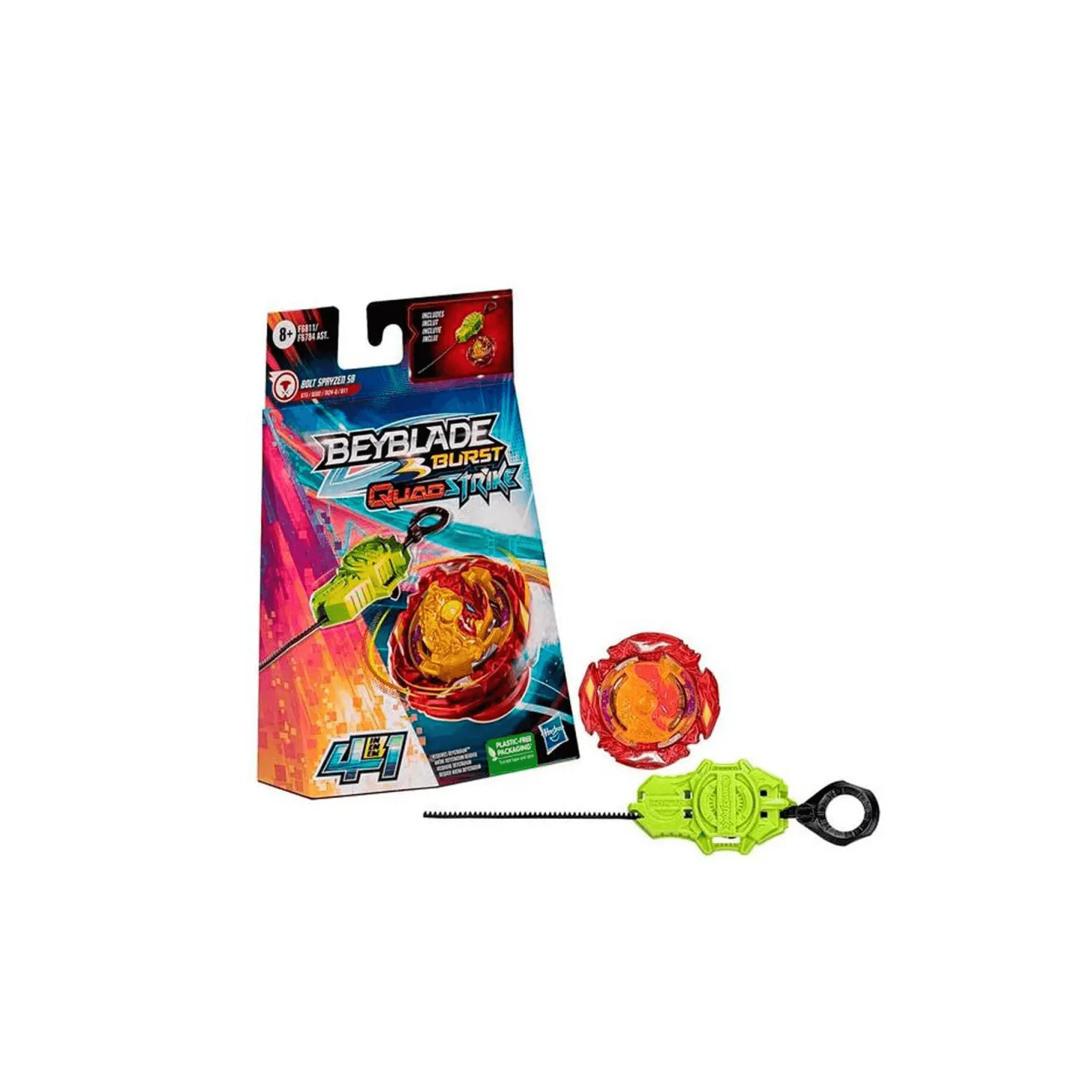 Beyblade Burst Quadstrike - Kit Inicial Con Bolt Spryzen
