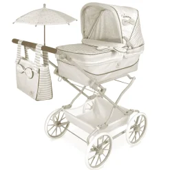 Coche De Muñeca 3X1 Plegable Para Muñecas De Hasta 48 Cm Con Sombrilla De Cuevas Toys
