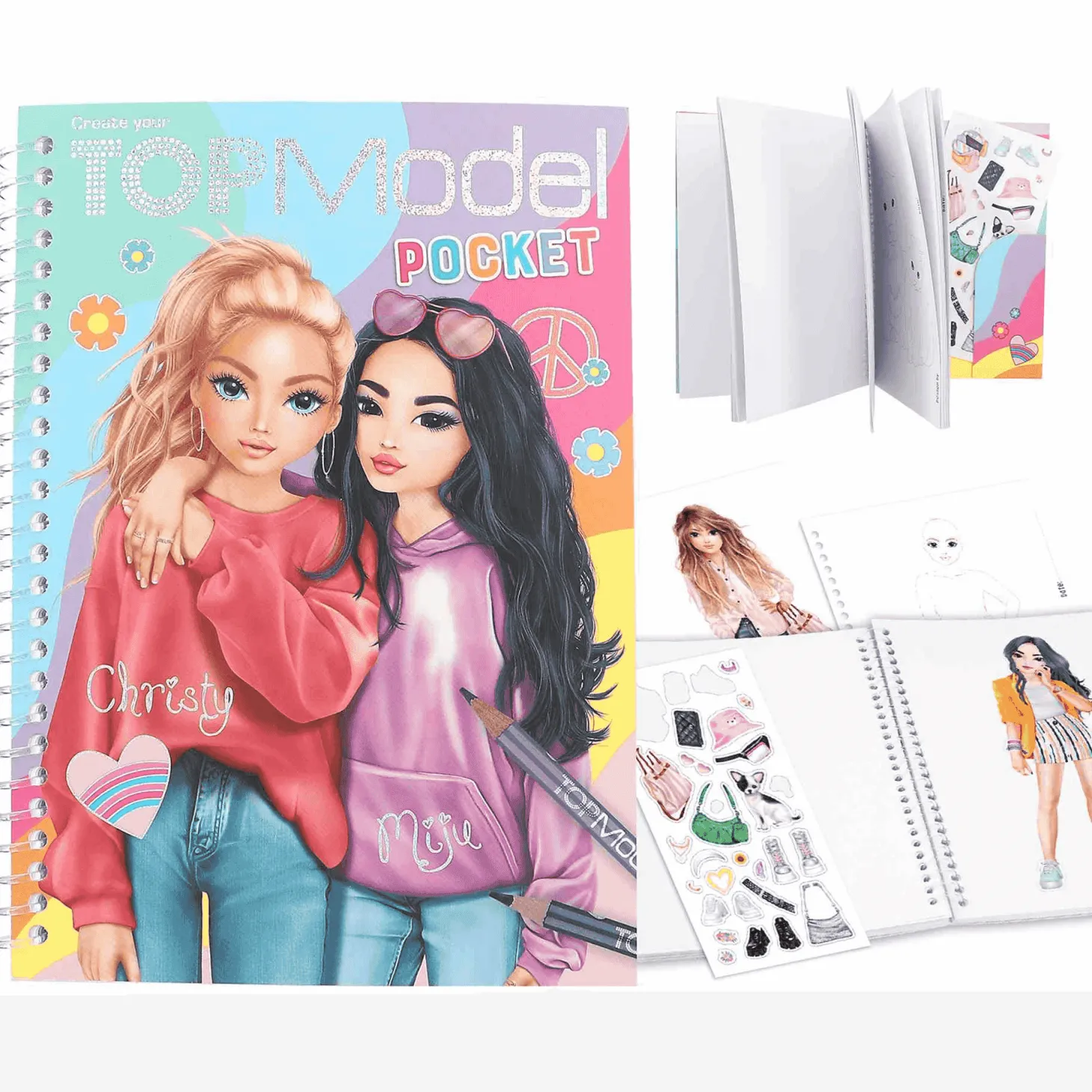 Cuaderno Colorear Topmodel