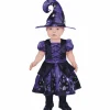 Disfraz Brujita Morada 2-3 años