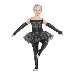 Disfraz de Bailarina esqueleto 5-6 años infantil