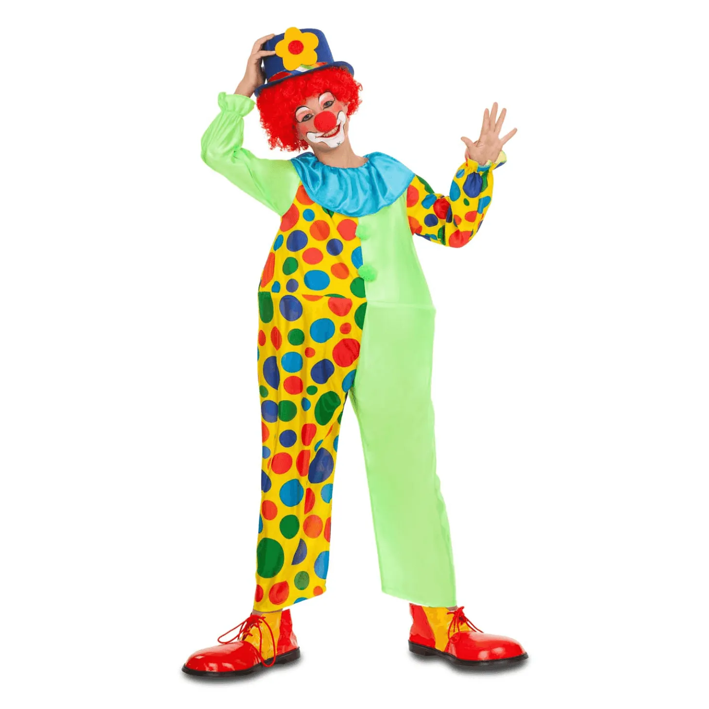 Disfraz de Payaso mono aro 10-12 años infantil