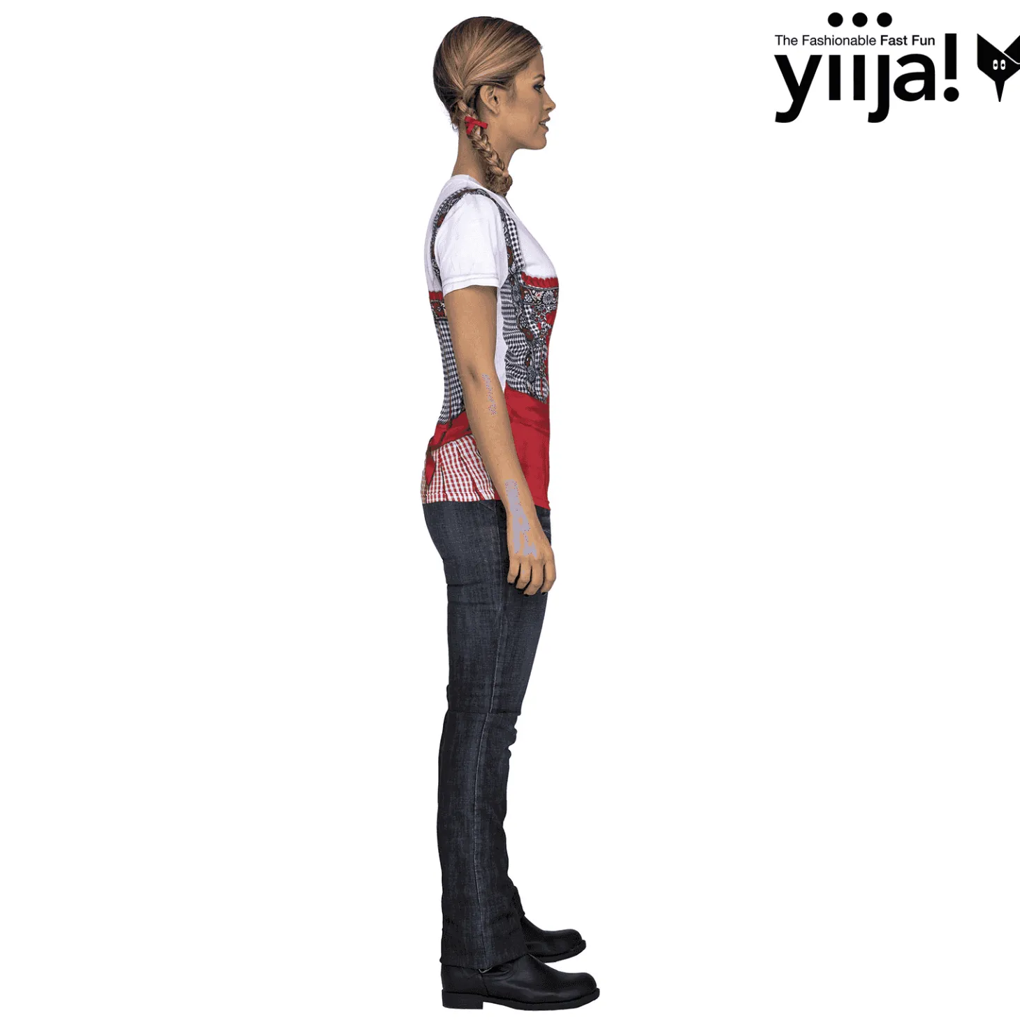 Disfraz de Red oktoberfest lady adulto talla L