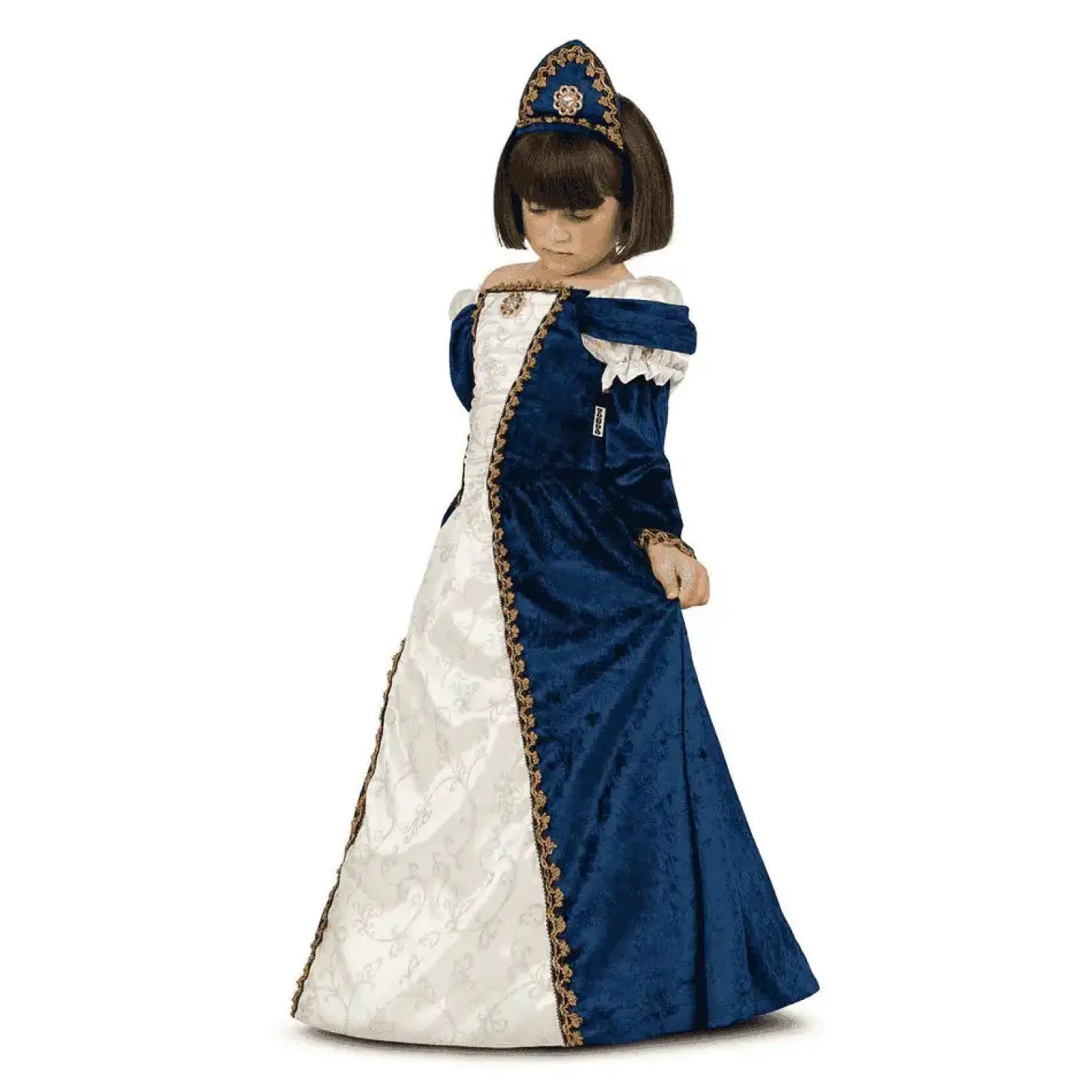 Disfraz de Dama medieval talla 5-6 años – Ideal para carnaval, fiestas y eventos divertidos