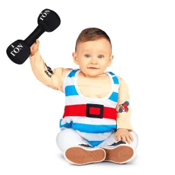 Disfraz de Forzudo talla 12-24 meses – Ideal para carnaval, fiestas y eventos divertidos