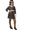 Disfraz de Gangster 5-6 años niña infantil