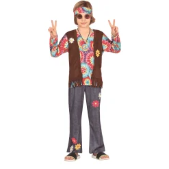 Disfraz De Hippie 5-6 Años