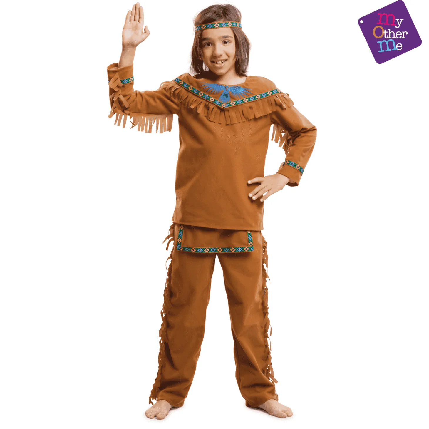 Disfraz de Indian boy 10-12 años infantil