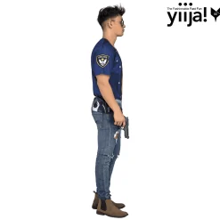 Disfraz de Muscular policeman adulto talla L