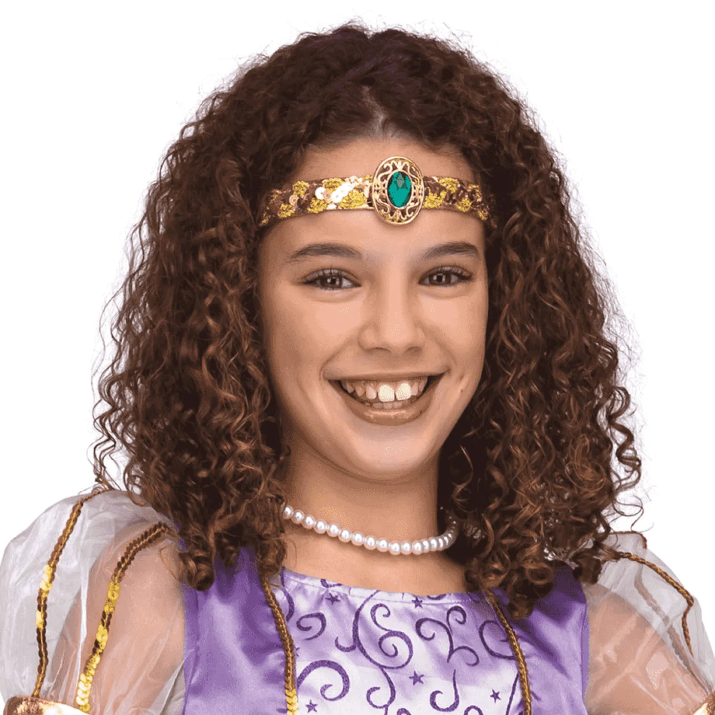 Disfraz de Princesa árabe morada 5-6 años infantil