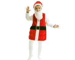 Disfraz de Santa claus peluche 5-6 años infantil