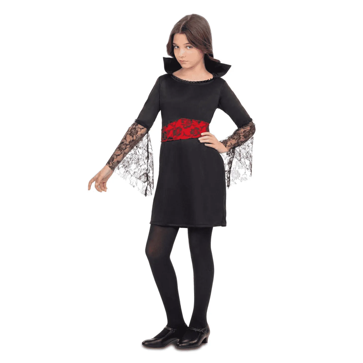 Disfraz de Vampiresa encaje 5-6 años infantil