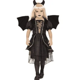 Disfraz Infantil Diablita Oscura 7-8 años– Alas y Diadema con Cuernos