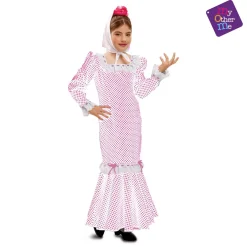 Disfraz Madrileña Blanco Niña Talla 7 a 9 años
