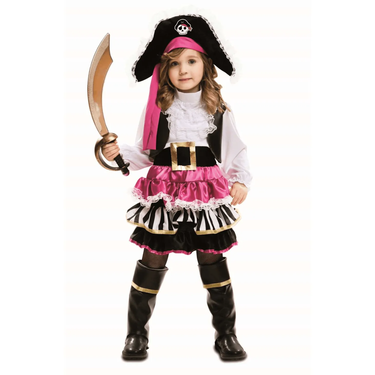 Disfraz Pequeña Pirata Talla 3 a 4 años