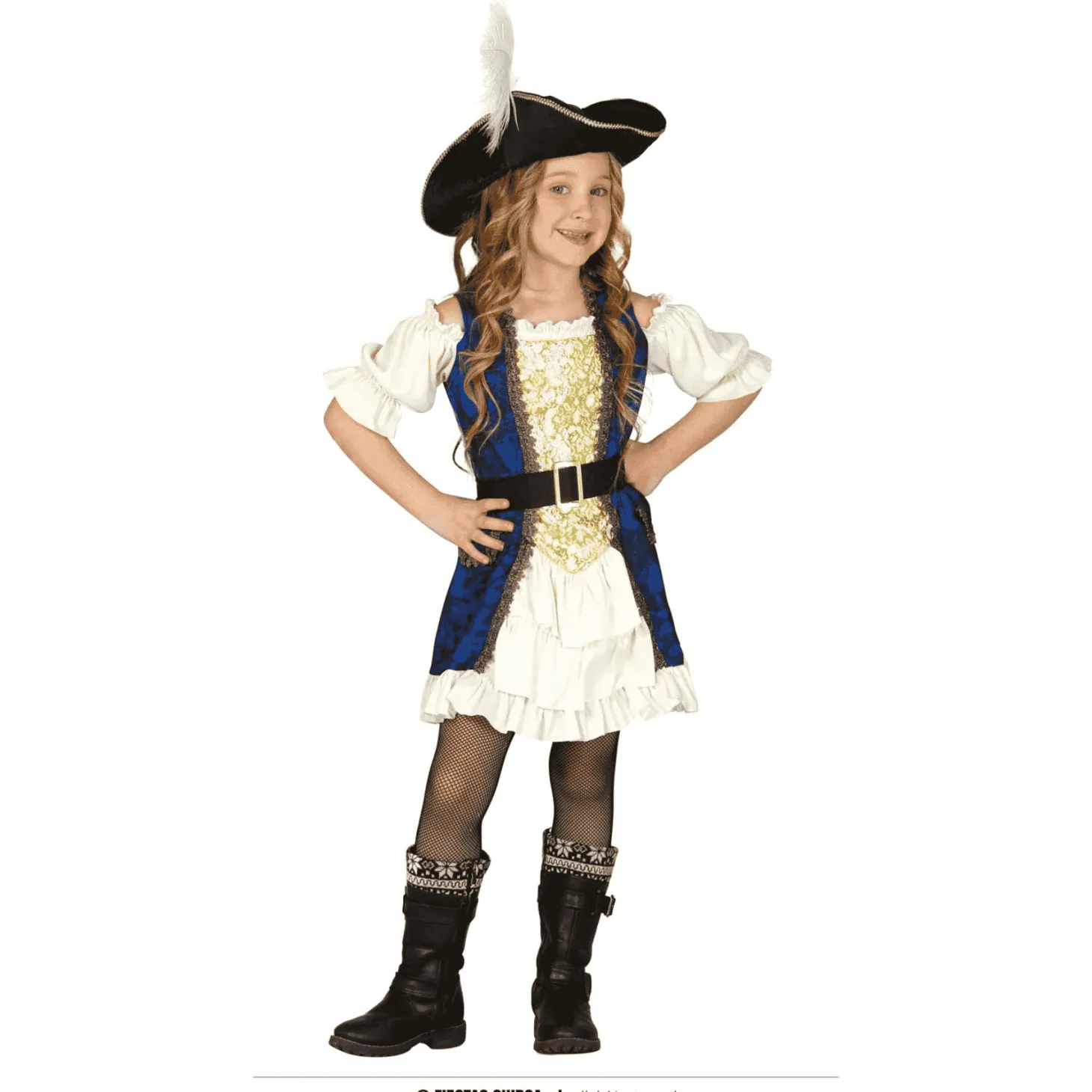 Disfraz Pirata Lujo Talla 7 a 9 años