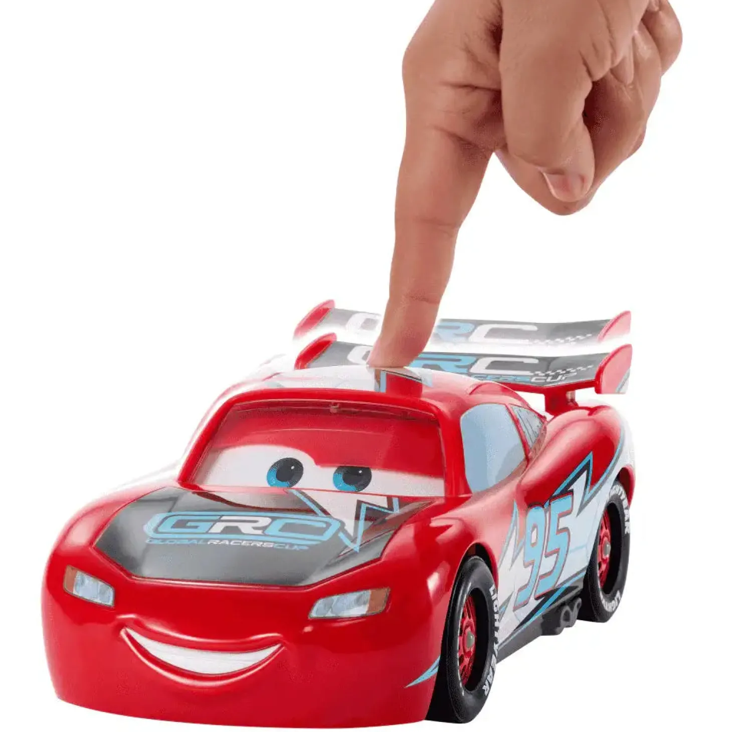 Disney Pixar Cars Rayo McQueen derrapa y corre de la Copa mundial de pilotos - Juguete de Disney Pix
