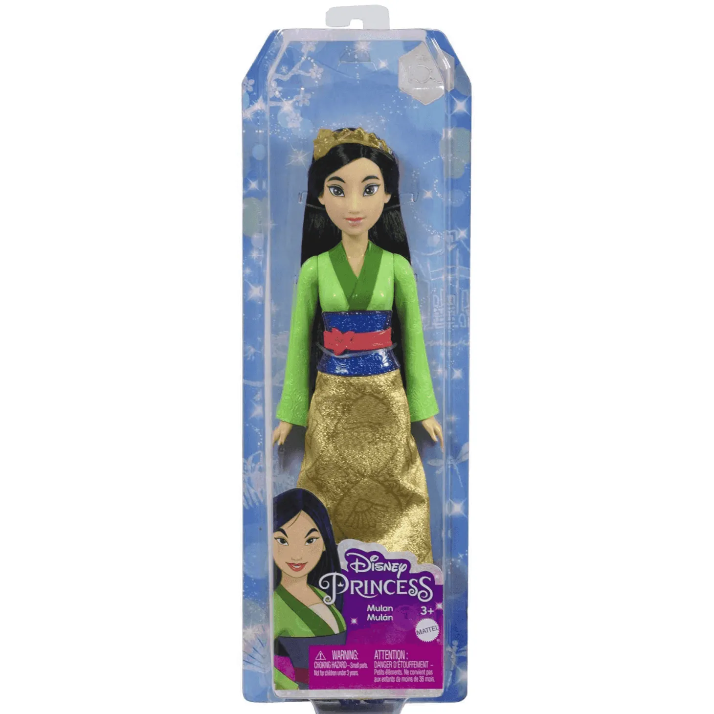 Disney Princess Mulán Muñeca princesa 3 años