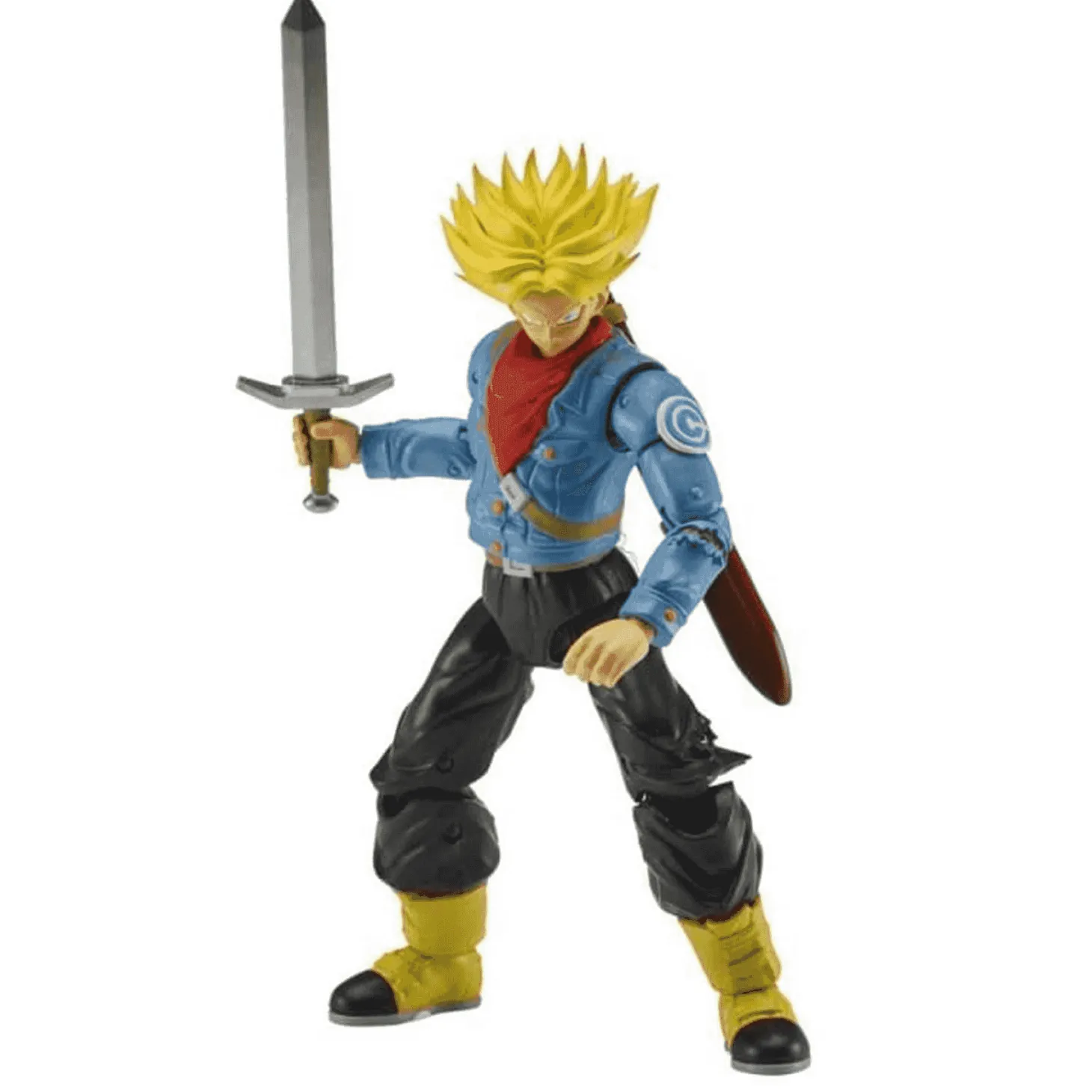 Dragon Ball Figura Saiyan Future Trunk Deluxe