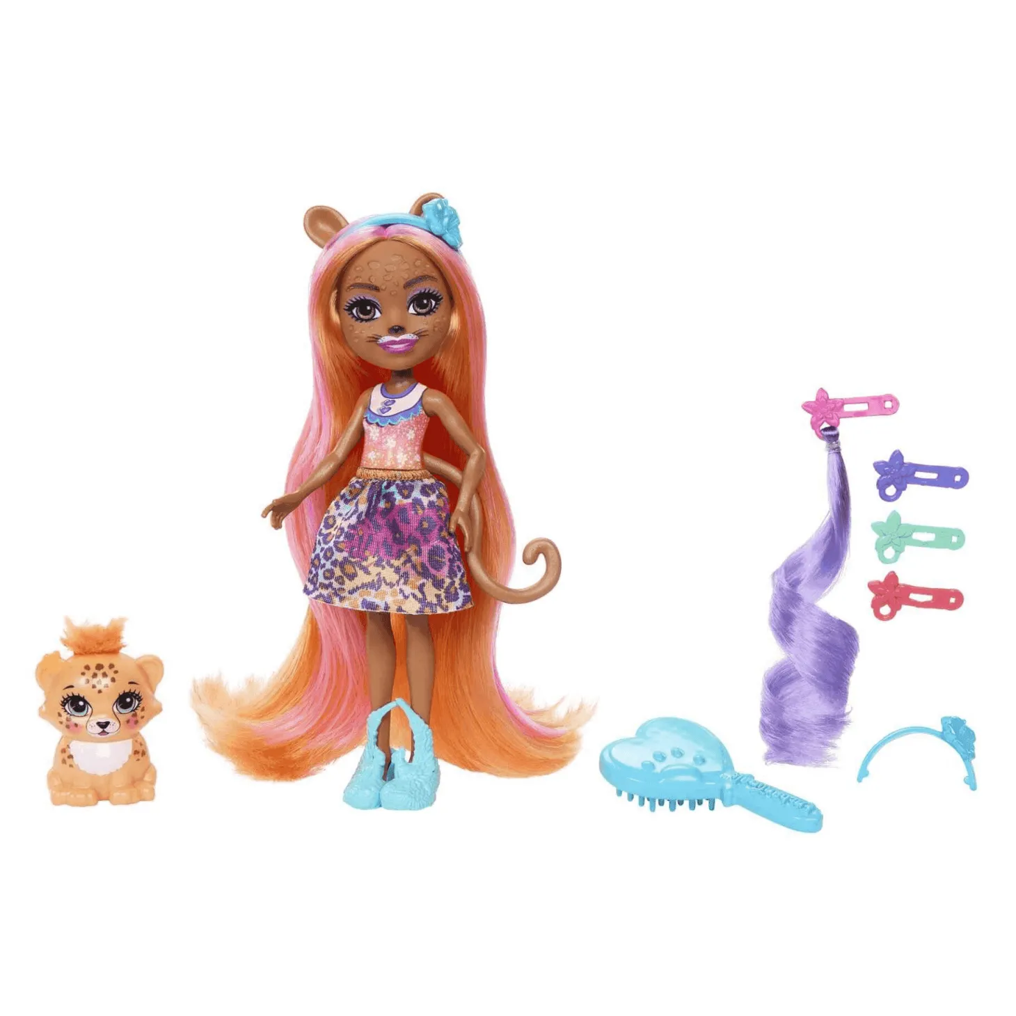 Enchantimals Glam Party Guepardo Muñeca Guepardo
