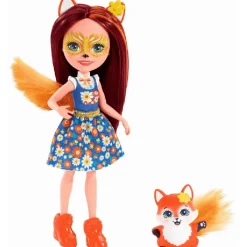 Enchantimals Muñeca Felicity Foz con Mascota 4 años