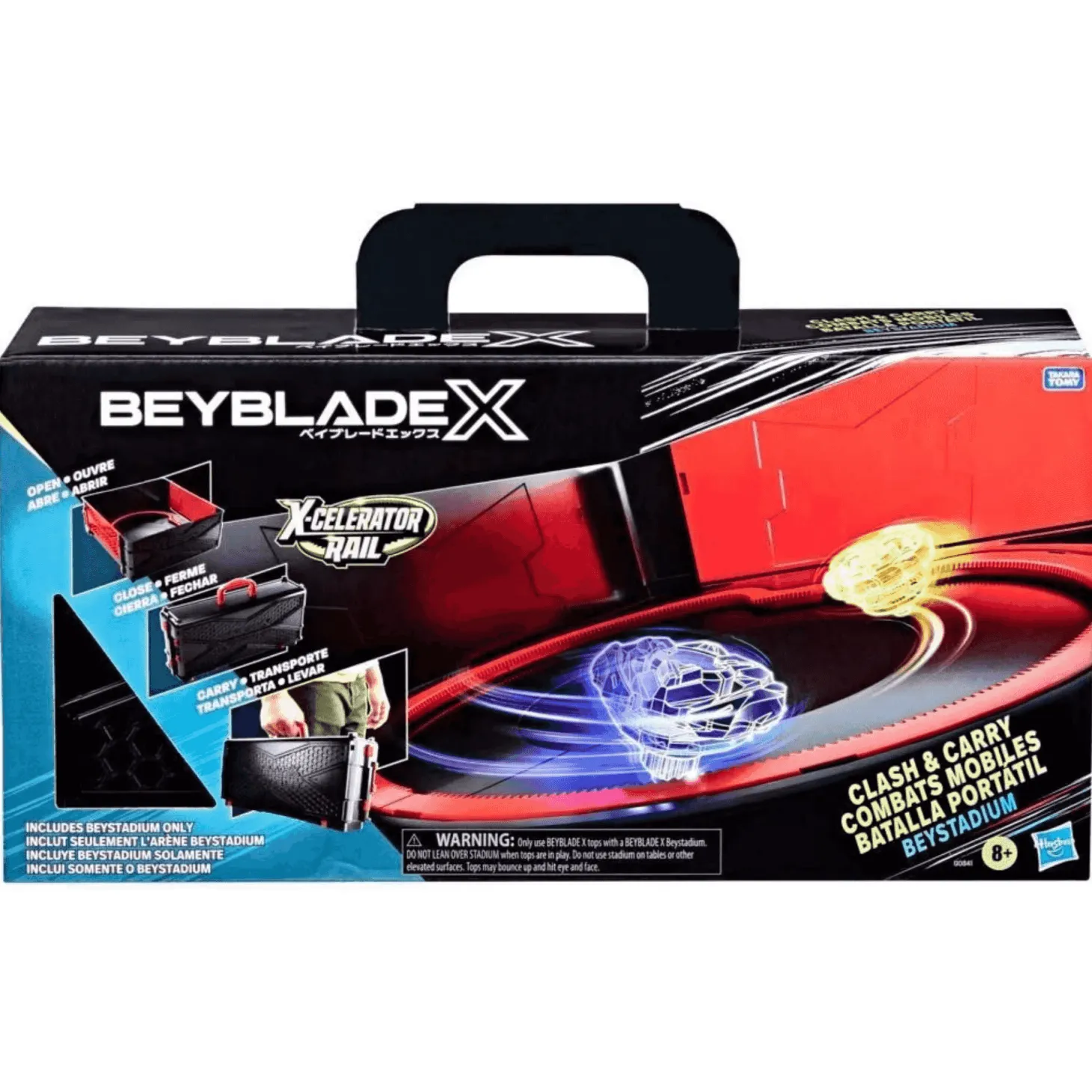 Estadio Portátil Beyblade X | Arena de Batalla Clash & Carry | Desde 8 Años | Hasbro