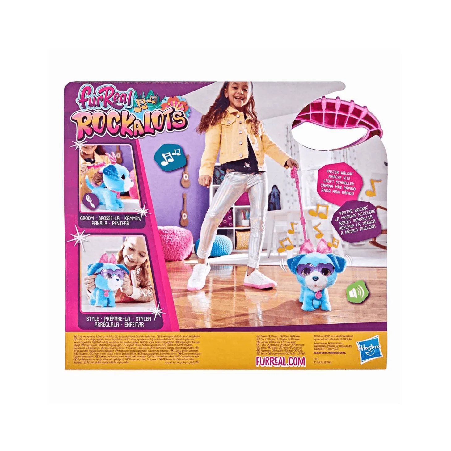 Furreal Friends Mascota Interactiva Rockalots