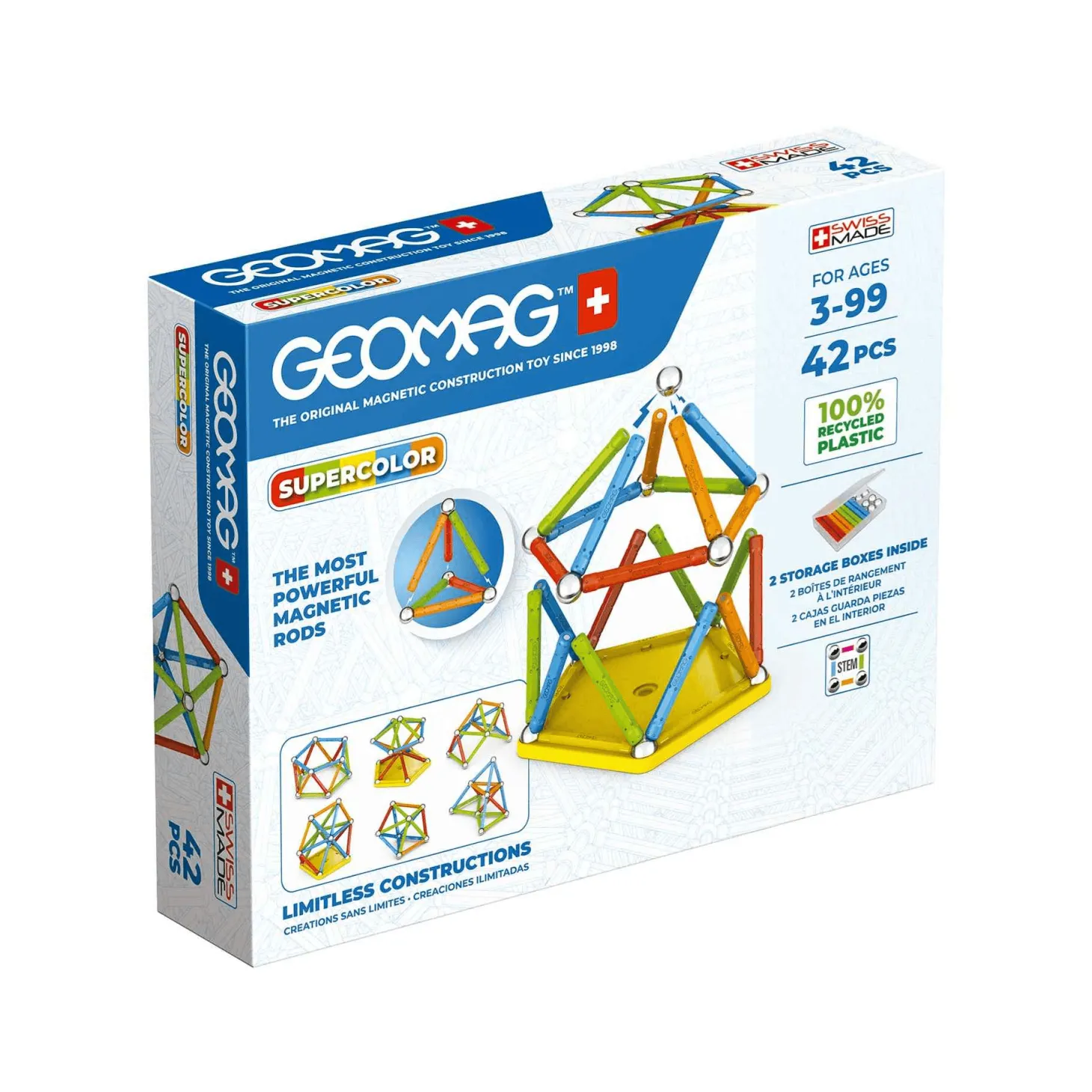 Geomag Green Supercolor 42 Piezas