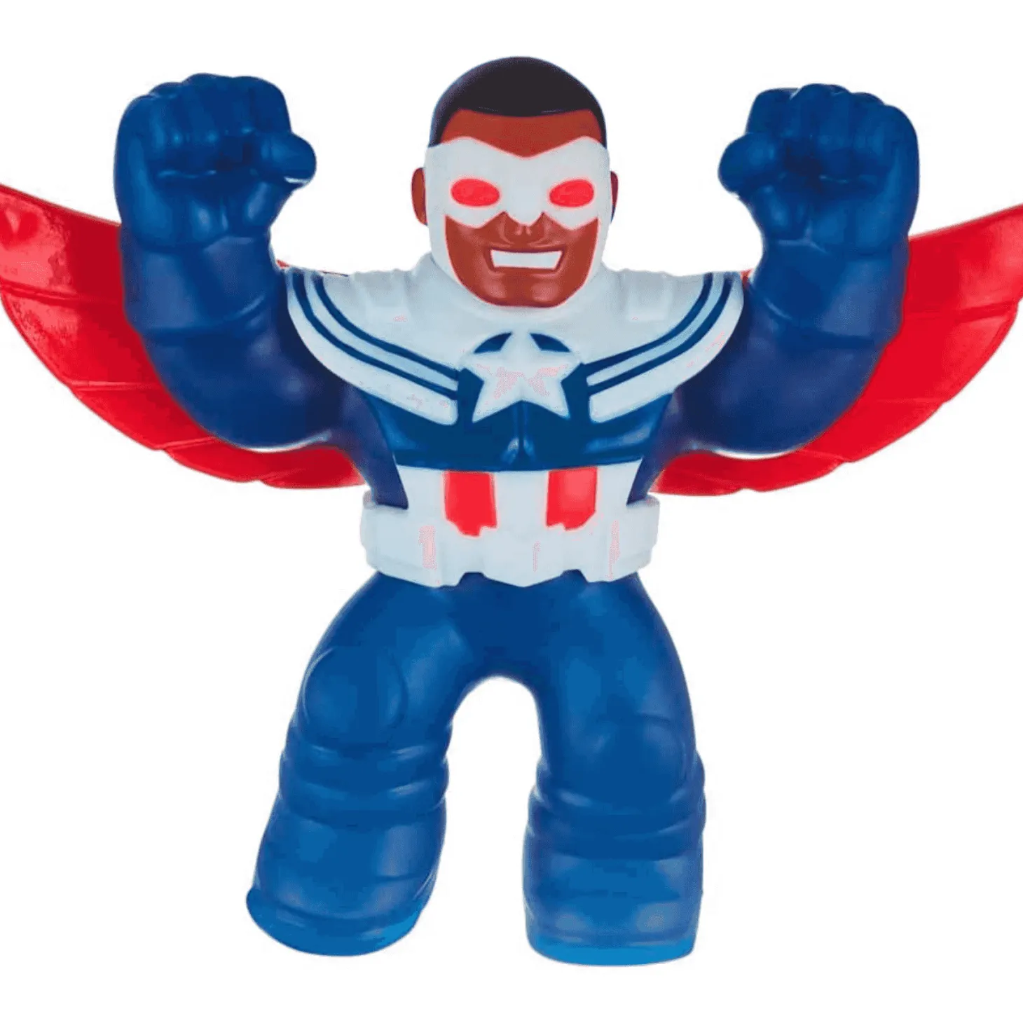 Goo Jit Zu Héroes Figura Marvel Capitán América Sam Wilson