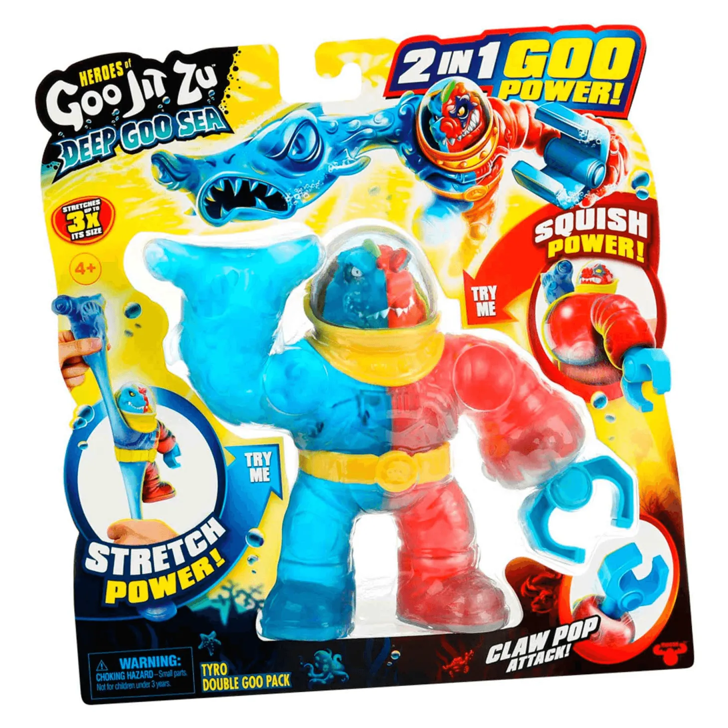 Goo Jit Zu Pack Doble Heroe Tyro