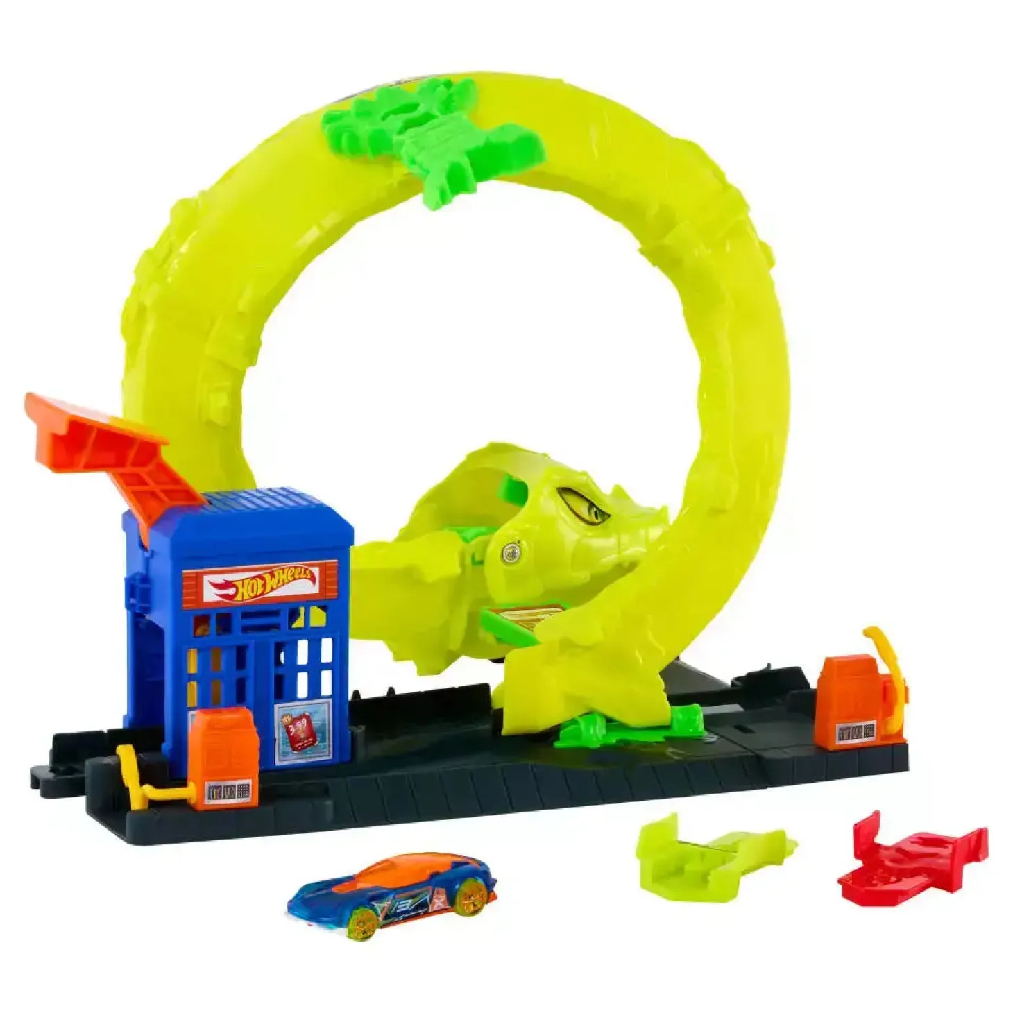 Hot Wheels Ataque en espiral de la serpiente - Juguete de Hot Wheels