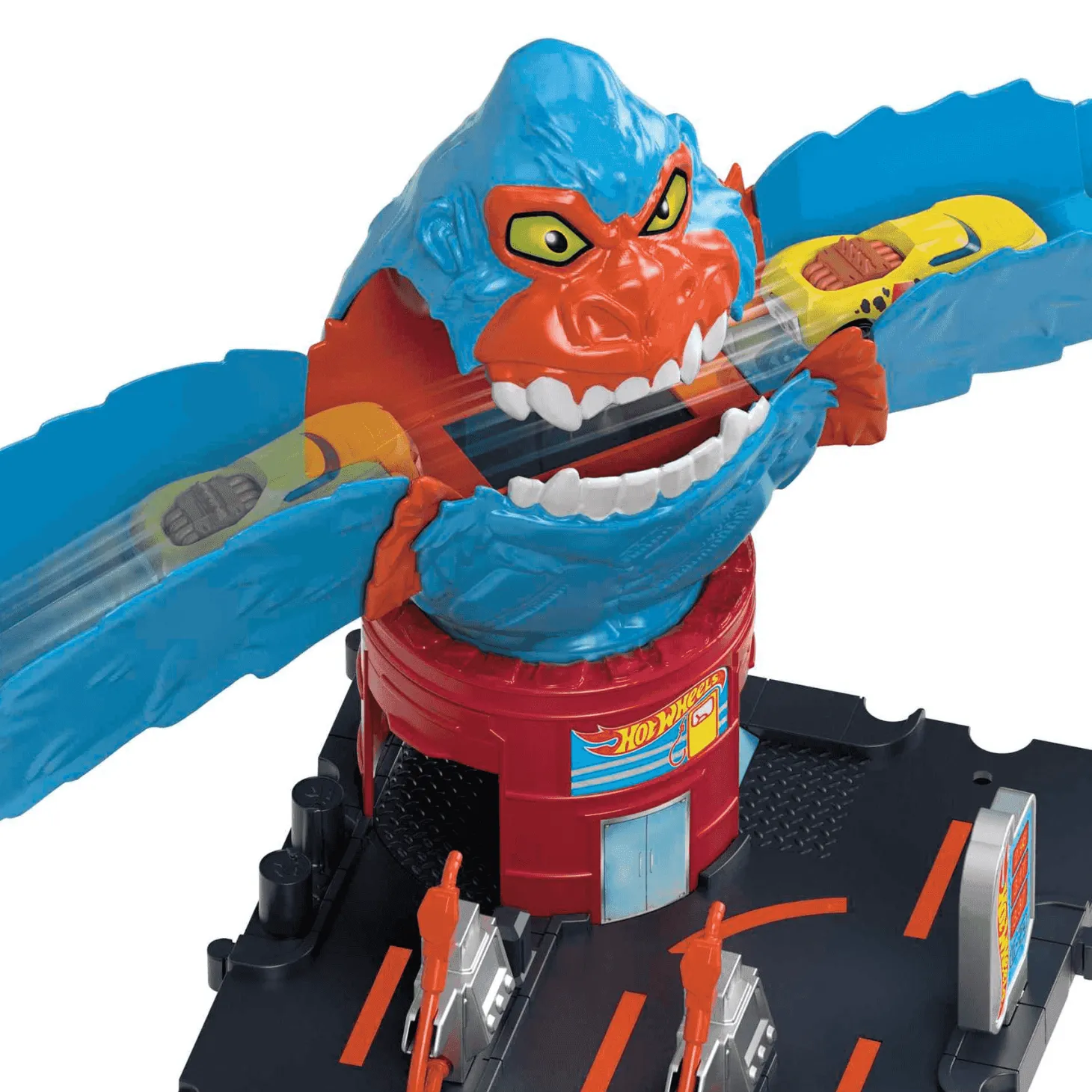 Hot Wheels City El Ataque del Gorila pista para coches de juguete 4 años
