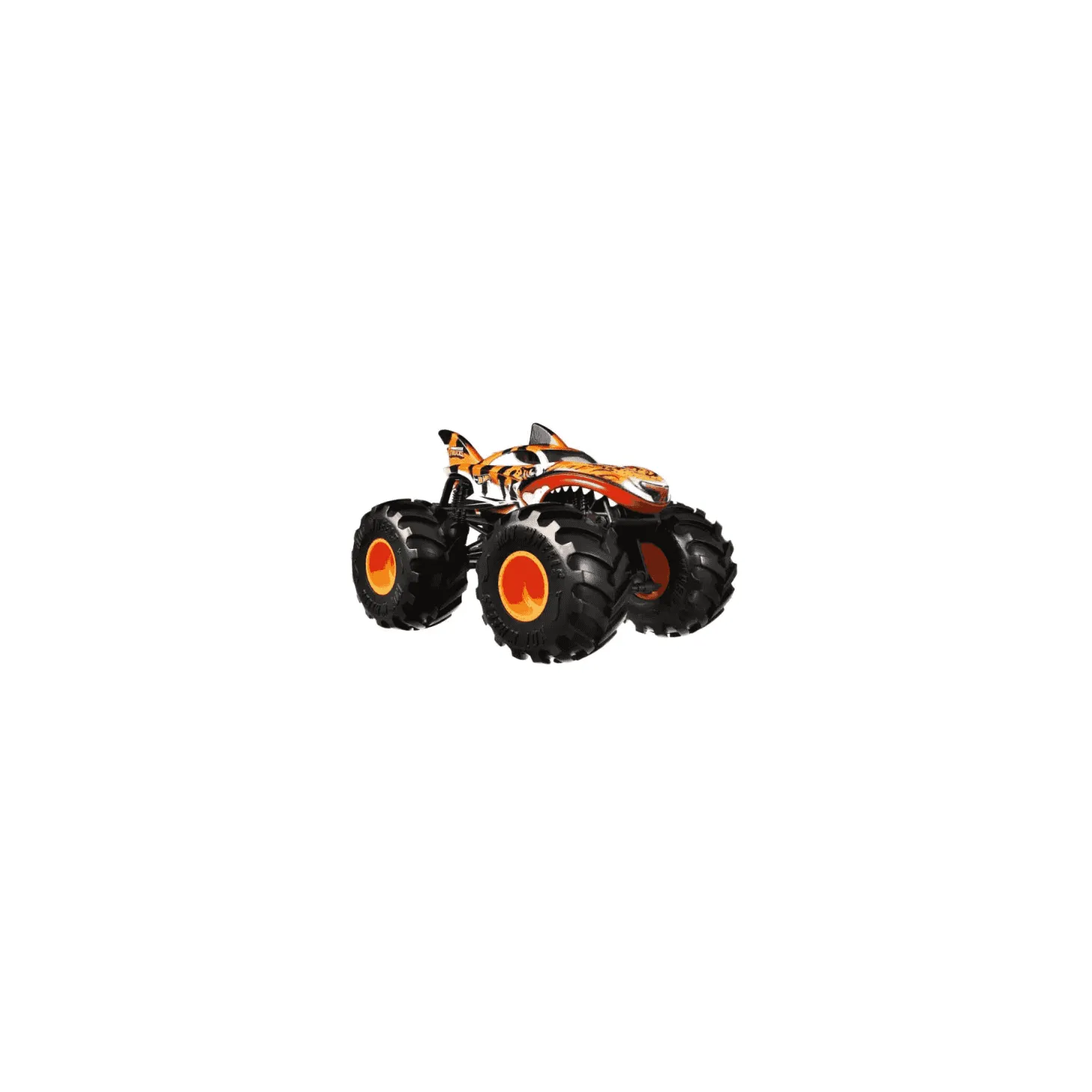Hot Wheels Monster Trucks Tiburón Tigre de Gran Tamaño HWG91