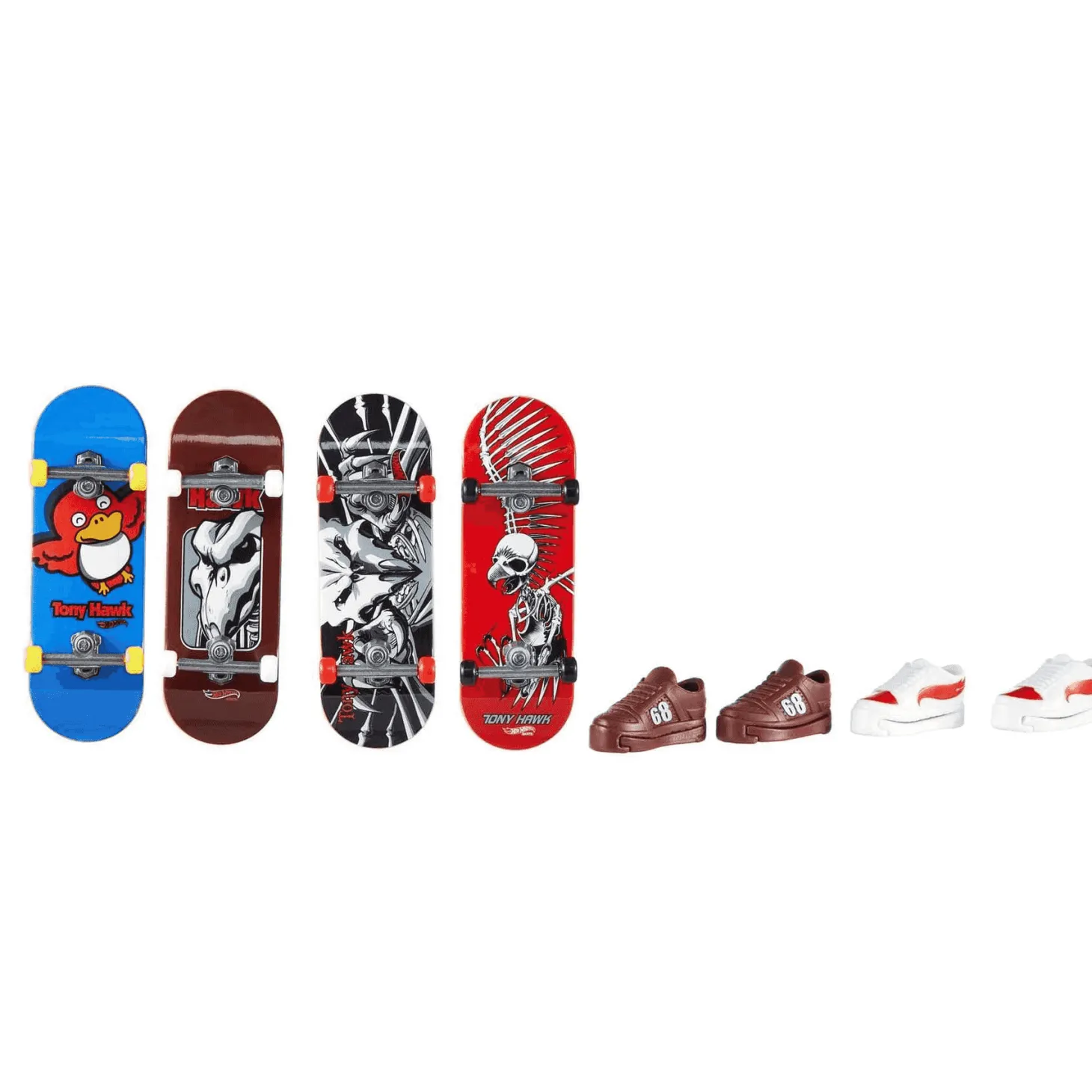 Hot Wheels Pack 4 Skates modelos surtidos 5 años