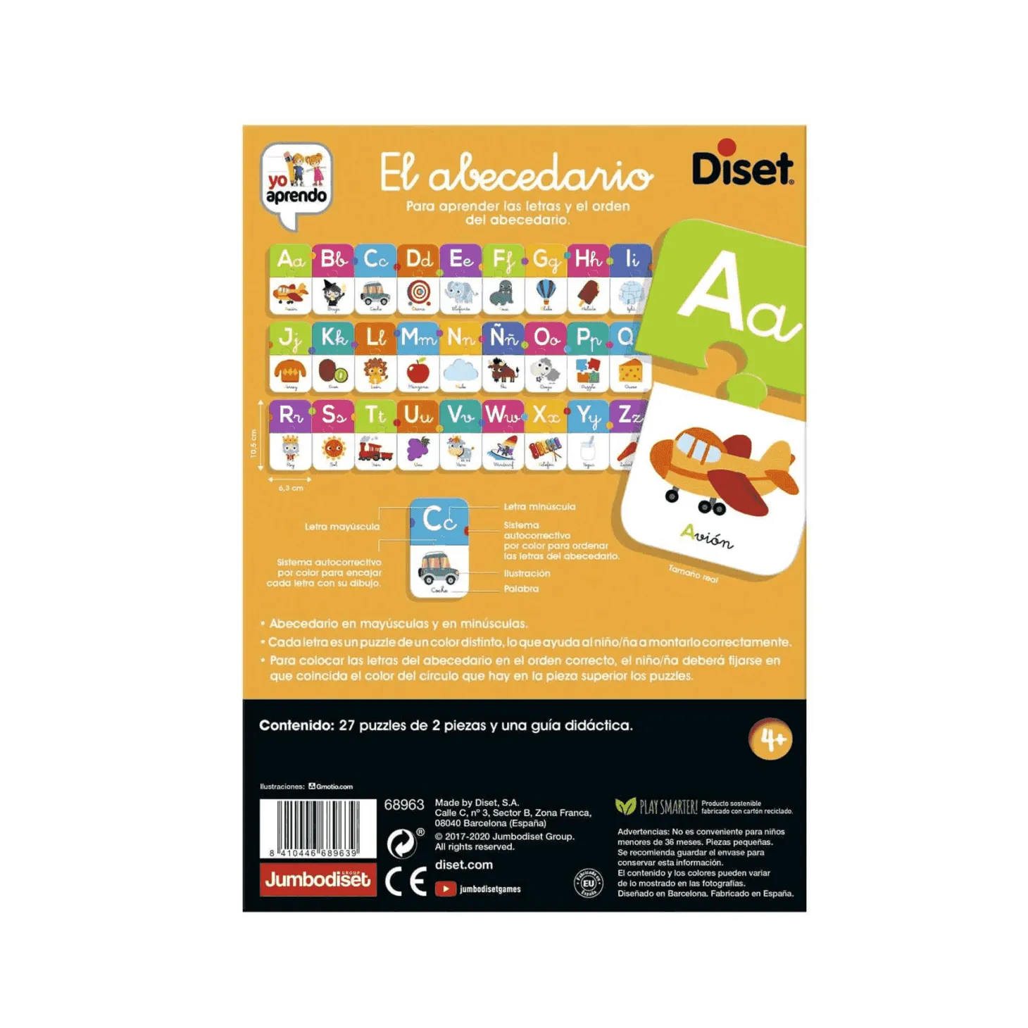 Juego el Abecedario | Juguete Infantil