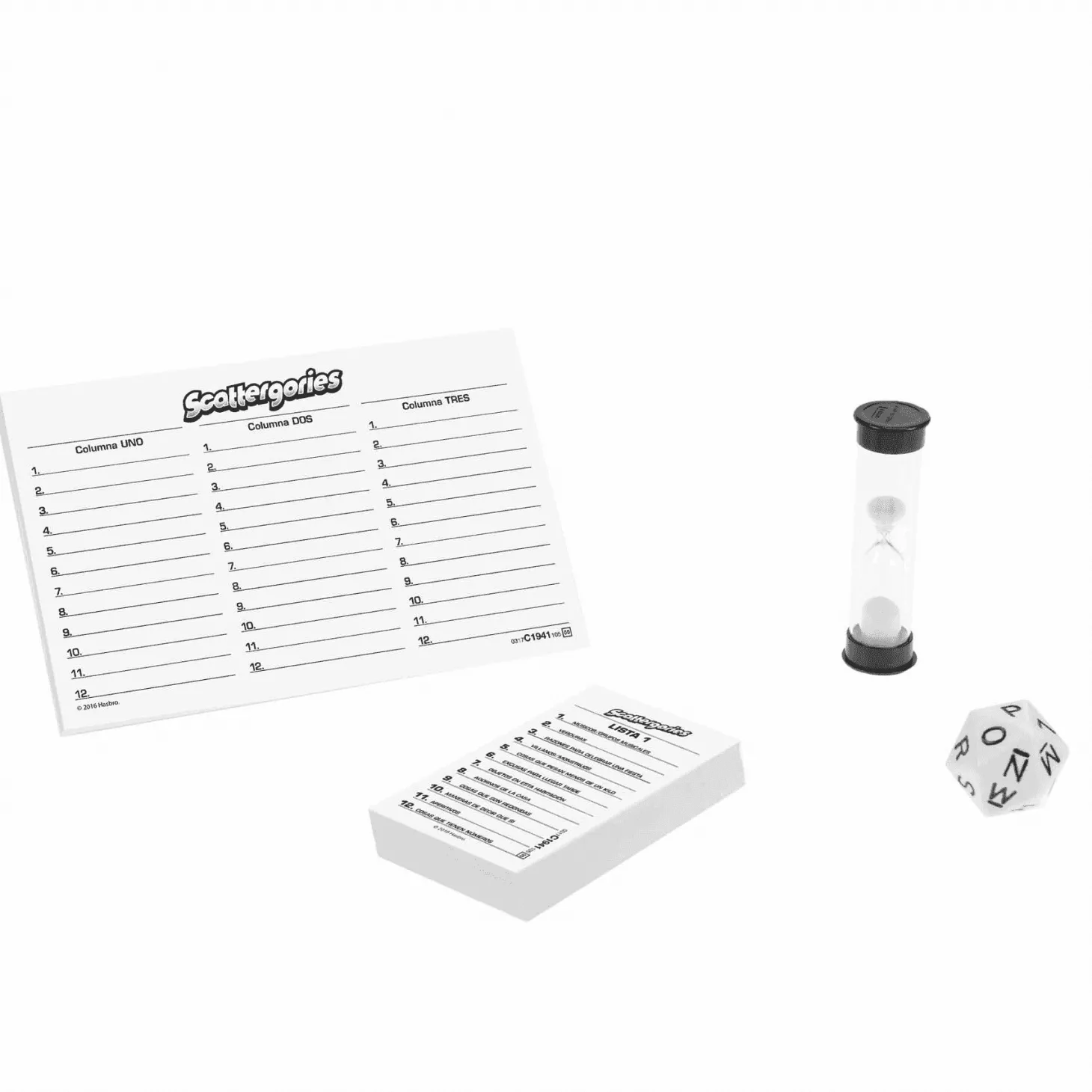 Juego Scattergories