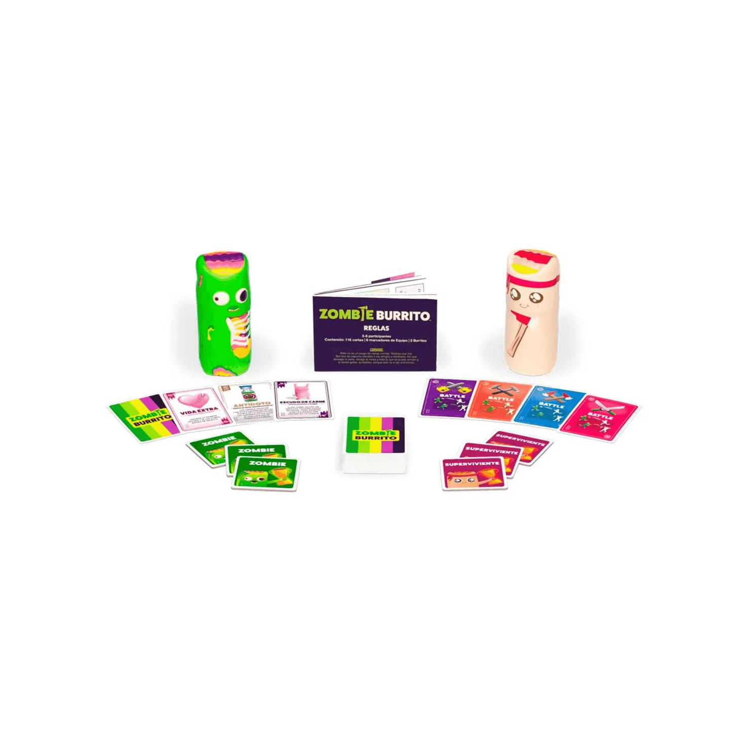 Juego de Cartas Zombie Burrito