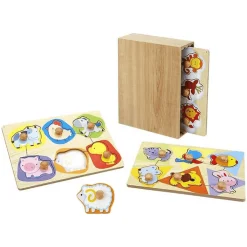 Juego de 3 Encajes De Madera | Juguetes de Madera