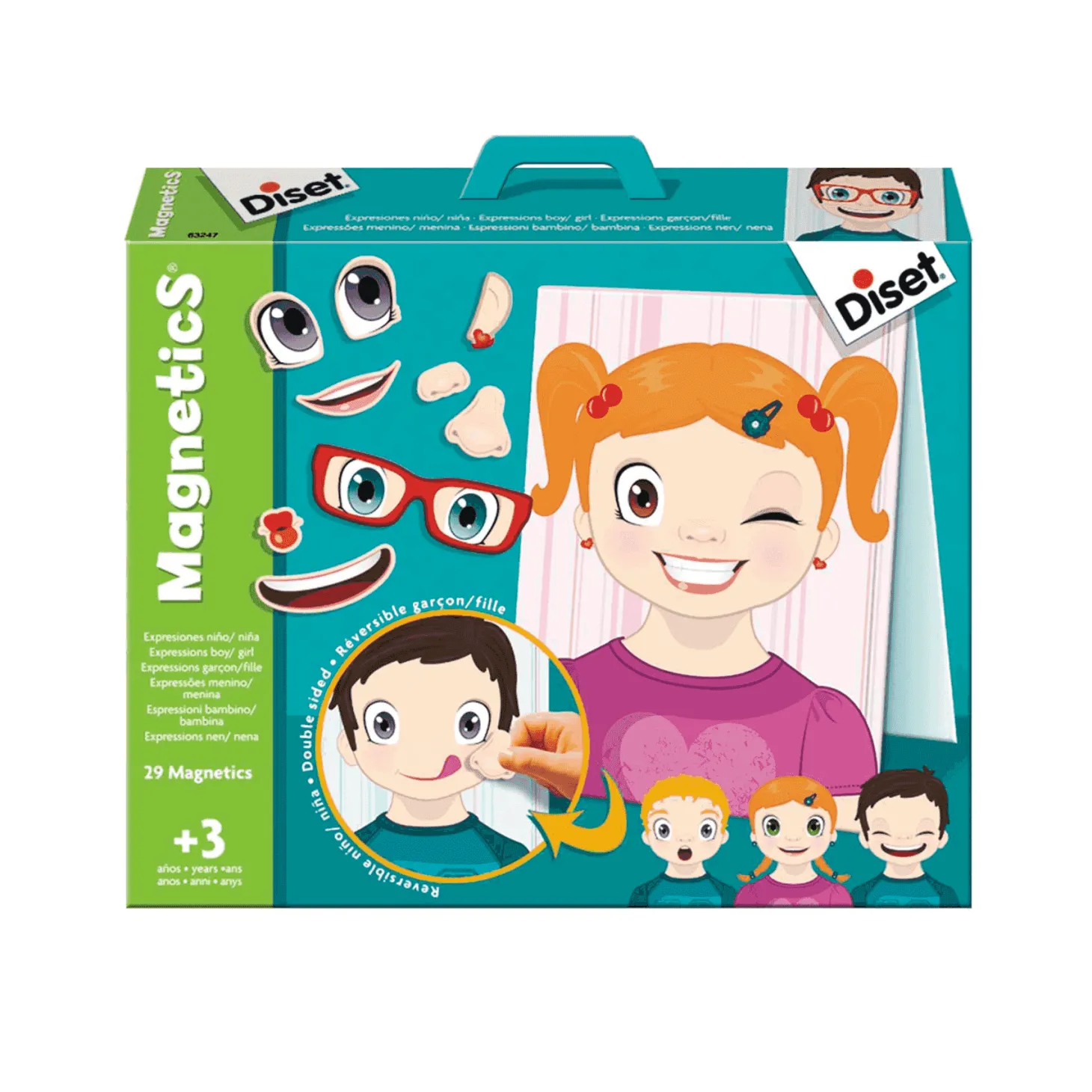 Juego Magnetics Caras